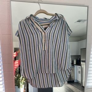 Like new Anthropology stripe shirt size S.